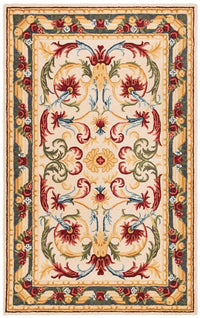 Safavieh Blossom Blm251B Ivory / Green Area Rug