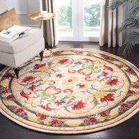 Safavieh Blossom Blm251B Ivory / Green Area Rug