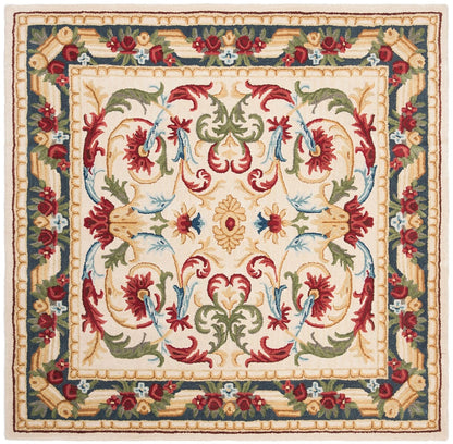 Safavieh Blossom Blm251B Ivory / Green Area Rug