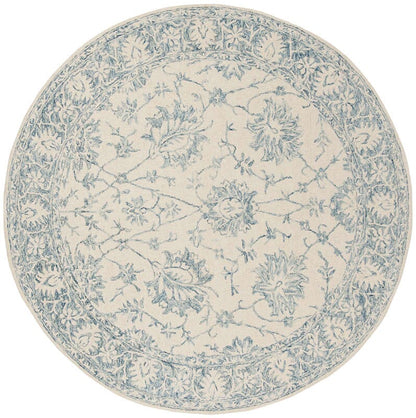 Safavieh Blossom Blm351A Ivory / Blue Area Rug