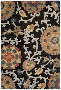 Safavieh Blossom Blm401A Charcoal / Multi Area Rug