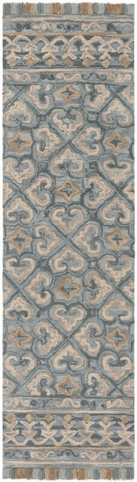 Safavieh Blossom Blm420A Light Beige / Blue Moroccan Area Rug