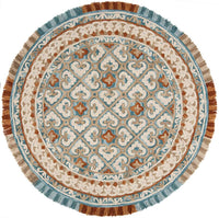 Safavieh Blossom Blm420B Ivory / Blue Area Rug