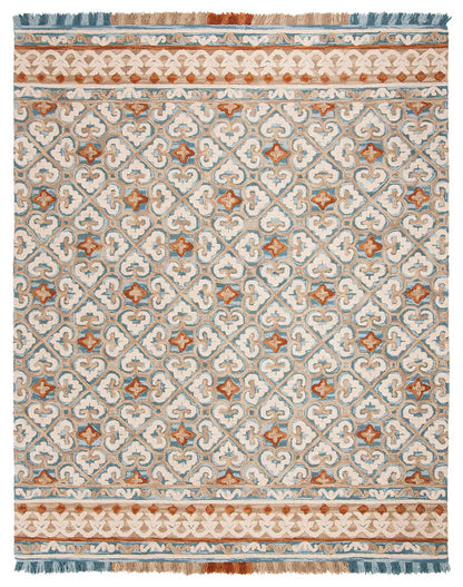 Safavieh Blossom Blm420B Ivory / Blue Area Rug