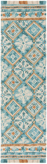 Safavieh Blossom Blm421B Ivory / Teal Area Rug