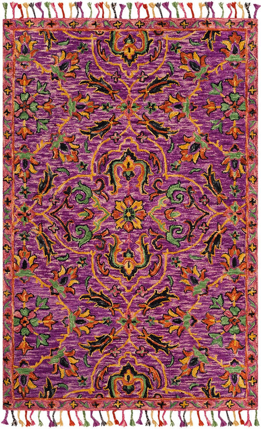 Safavieh Blossom Blm451A Purple / Multi Area Rug
