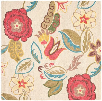 Safavieh Blossom Blm671A Beige / Multi Floral / Country Area Rug