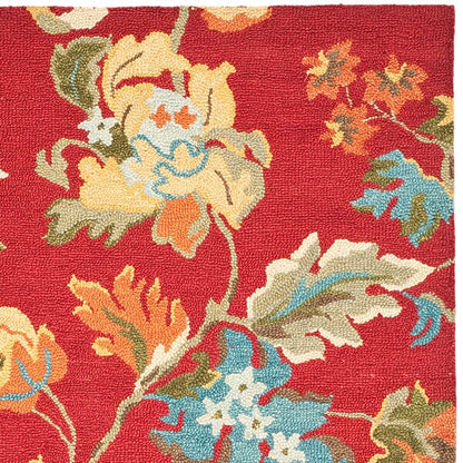 Safavieh Blossom Blm672A Red / Multi Floral / Country Area Rug