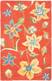 Safavieh Blossom Blm673A Rust / Multi Floral / Country Area Rug