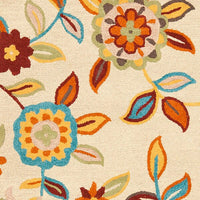 Safavieh Blossom Blm677A Beige / Multi Floral / Country Area Rug