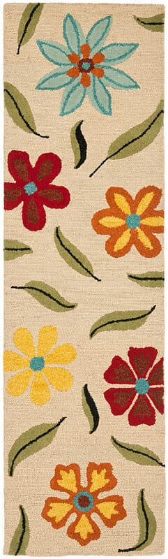 Safavieh Blossom Blm678A Beige / Multi Floral / Country Area Rug