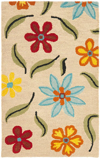 Safavieh Blossom Blm678A Beige / Multi Floral / Country Area Rug