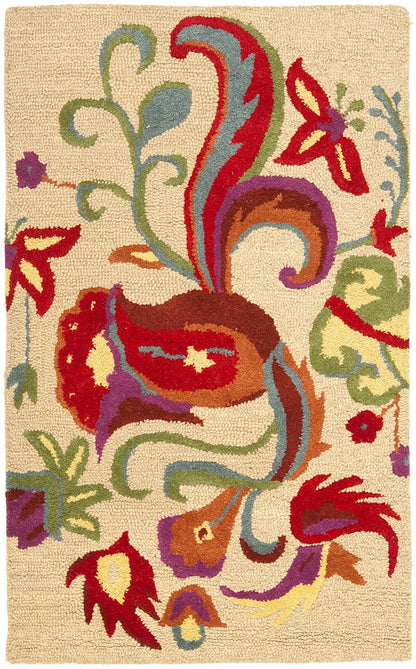 Safavieh Blossom Blm680A Beige / Multi Floral / Country Area Rug