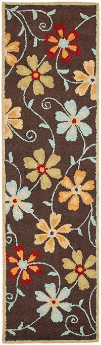 Safavieh Blossom Blm784A Brown / Multi Floral / Country Area Rug