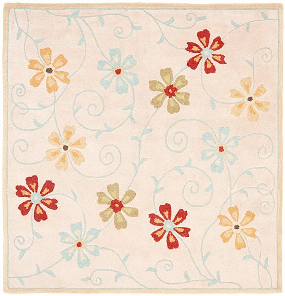 Safavieh Blossom Blm784C Beige / Multi Floral / Country Area Rug