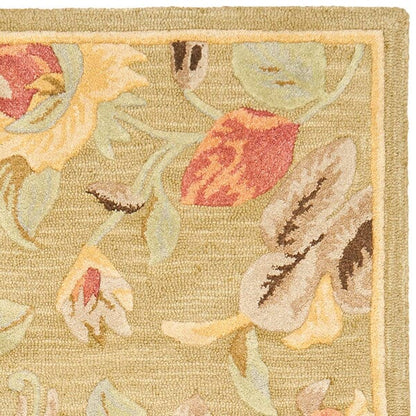 Safavieh Blossom Blm785A Green / Multi Floral / Country Area Rug