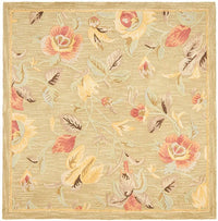 Safavieh Blossom Blm785A Green / Multi Floral / Country Area Rug