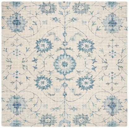 Safavieh Blossom Blm812F Silver / Blue Area Rug