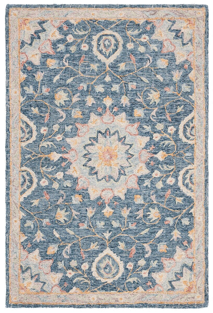 Safavieh Blossom Blm813N Navy / Multi Area Rug