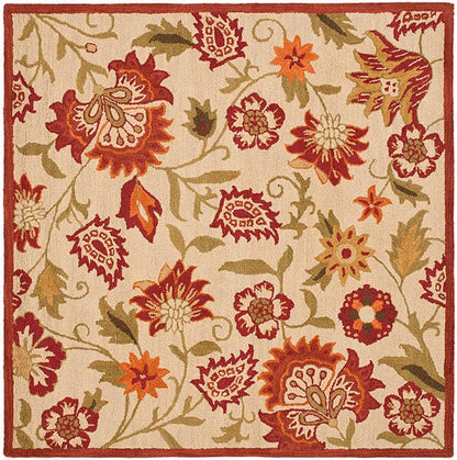 Safavieh Blossom Blm862A Beige / Multi Floral / Country Area Rug
