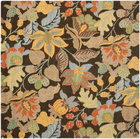 Safavieh Blossom Blm863C Black / Multi Floral / Country Area Rug