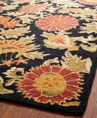 Safavieh Blossom Blm912A Black / Multi Floral / Country Area Rug