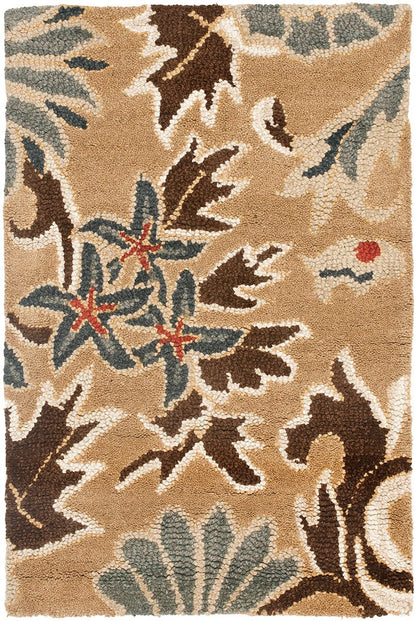 Safavieh Blossom Blm912C Beige / Multi Floral / Country Area Rug