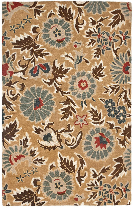 Safavieh Blossom Blm912C Beige / Multi Floral / Country Area Rug