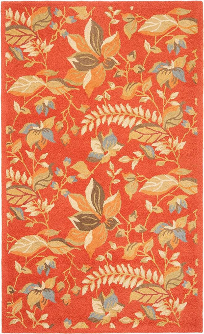 Safavieh Blossom Blm913A Rust / Multi Floral / Country Area Rug