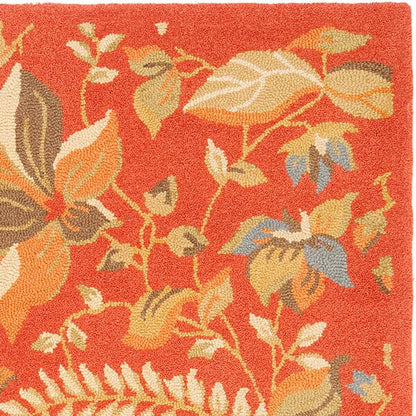 Safavieh Blossom Blm913A Rust / Multi Floral / Country Area Rug