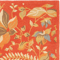 Safavieh Blossom Blm913A Rust / Multi Floral / Country Area Rug