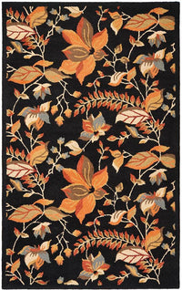 Safavieh Blossom blm913b Black / Multi Floral / Country Area Rug