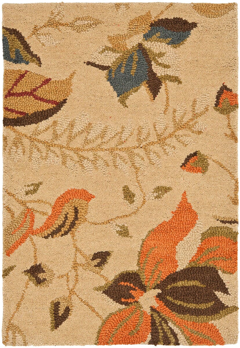 Safavieh Blossom Blm913C Beige / Multi Floral / Country Area Rug