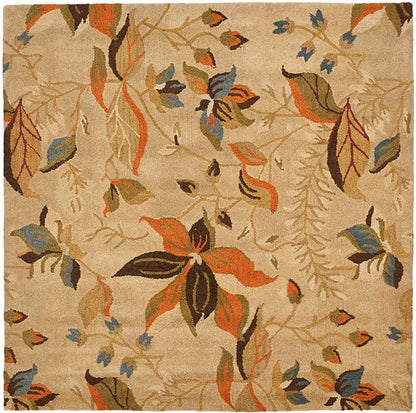 Safavieh Blossom Blm913C Beige / Multi Floral / Country Area Rug