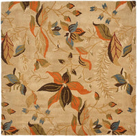 Safavieh Blossom Blm913C Beige / Multi Floral / Country Area Rug