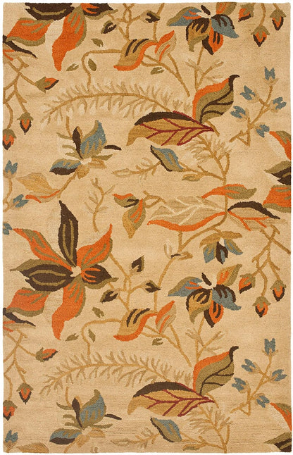 Safavieh Blossom Blm913C Beige / Multi Floral / Country Area Rug