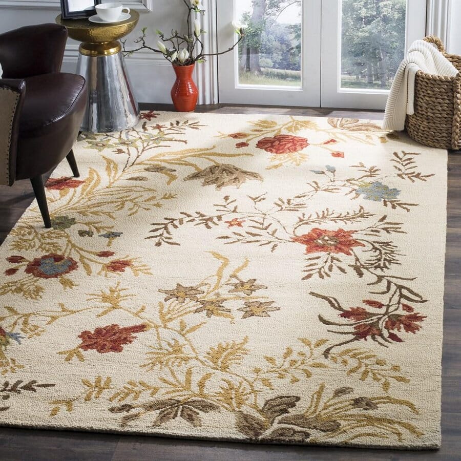 Safavieh Blossom Blm916A Beige / Multi Floral / Country Area Rug