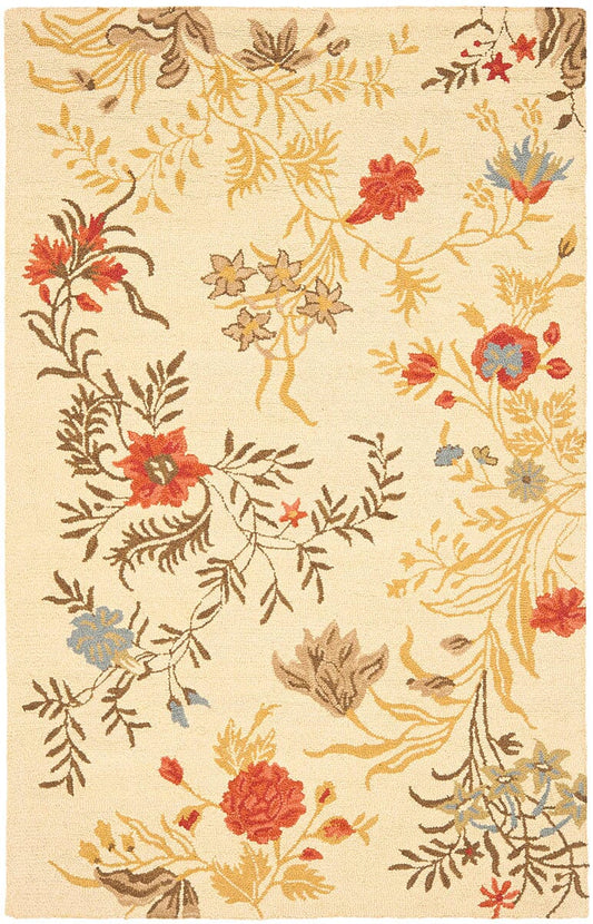 Safavieh Blossom Blm916A Beige / Multi Floral / Country Area Rug