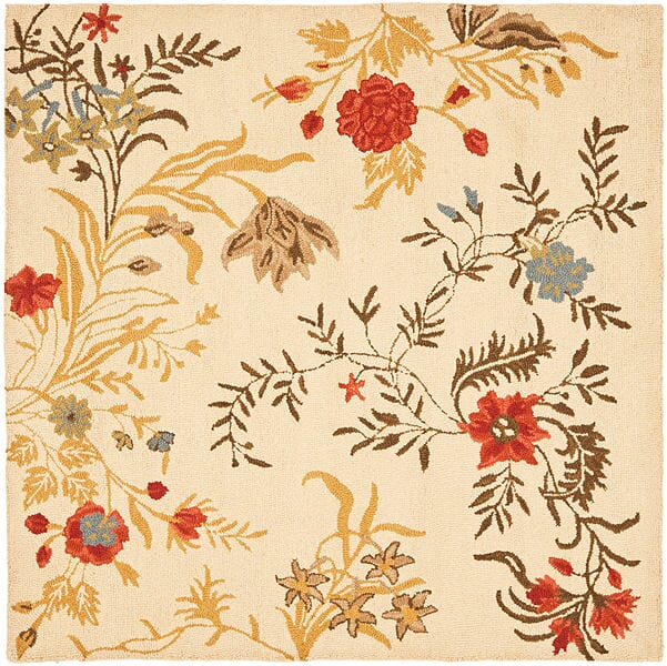 Safavieh Blossom Blm916A Beige / Multi Floral / Country Area Rug