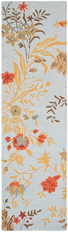 Safavieh Blossom Blm919B Blue / Multi Floral / Country Area Rug