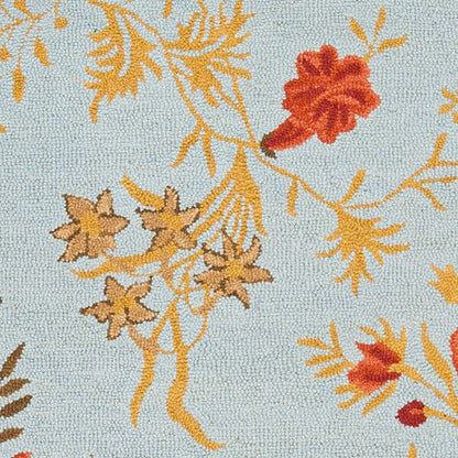 Safavieh Blossom Blm919B Blue / Multi Floral / Country Area Rug