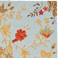 Safavieh Blossom Blm919B Blue / Multi Floral / Country Area Rug