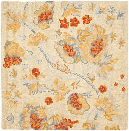 Safavieh Blossom Blm922A Beige / Multi Floral / Country Area Rug