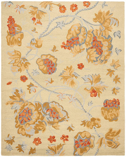 Safavieh Blossom Blm922A Beige / Multi Floral / Country Area Rug