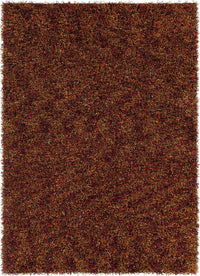 Chandra Blossom Blo-29402 Red Shag Area Rug