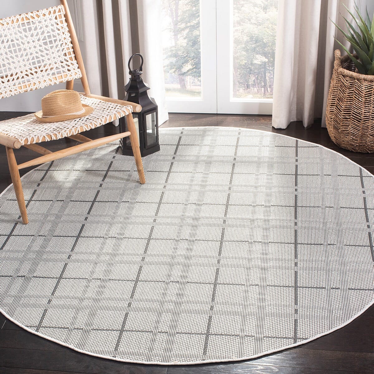 Safavieh Bermuda Bmu803B Ivory / Grey Geometric Area Rug