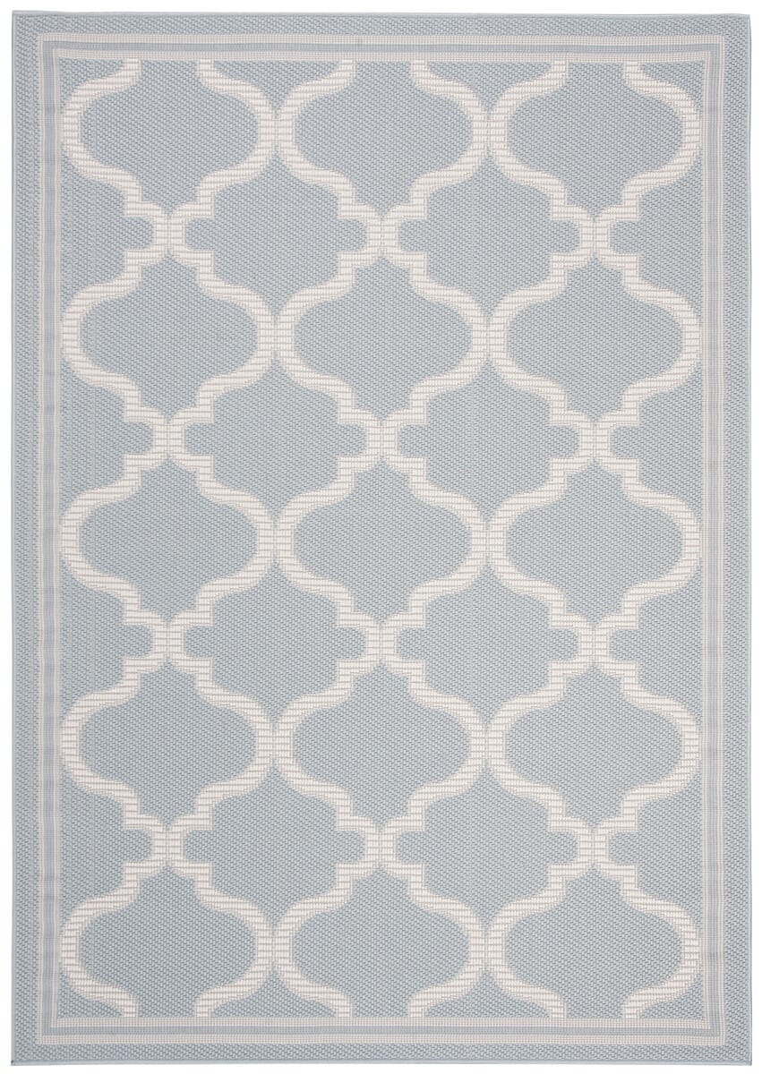 Safavieh Bermuda Bmu810M Light Blue / Ivory Geometric Area Rug