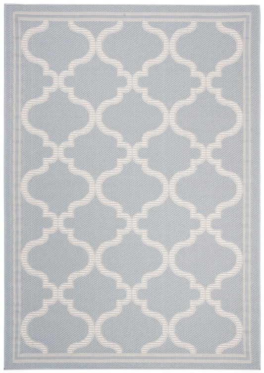 Safavieh Bermuda Bmu810M Light Blue / Ivory Geometric Area Rug