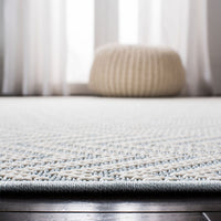 Safavieh Bermuda Bmu812A Blue / Creme Chevron Area Rug