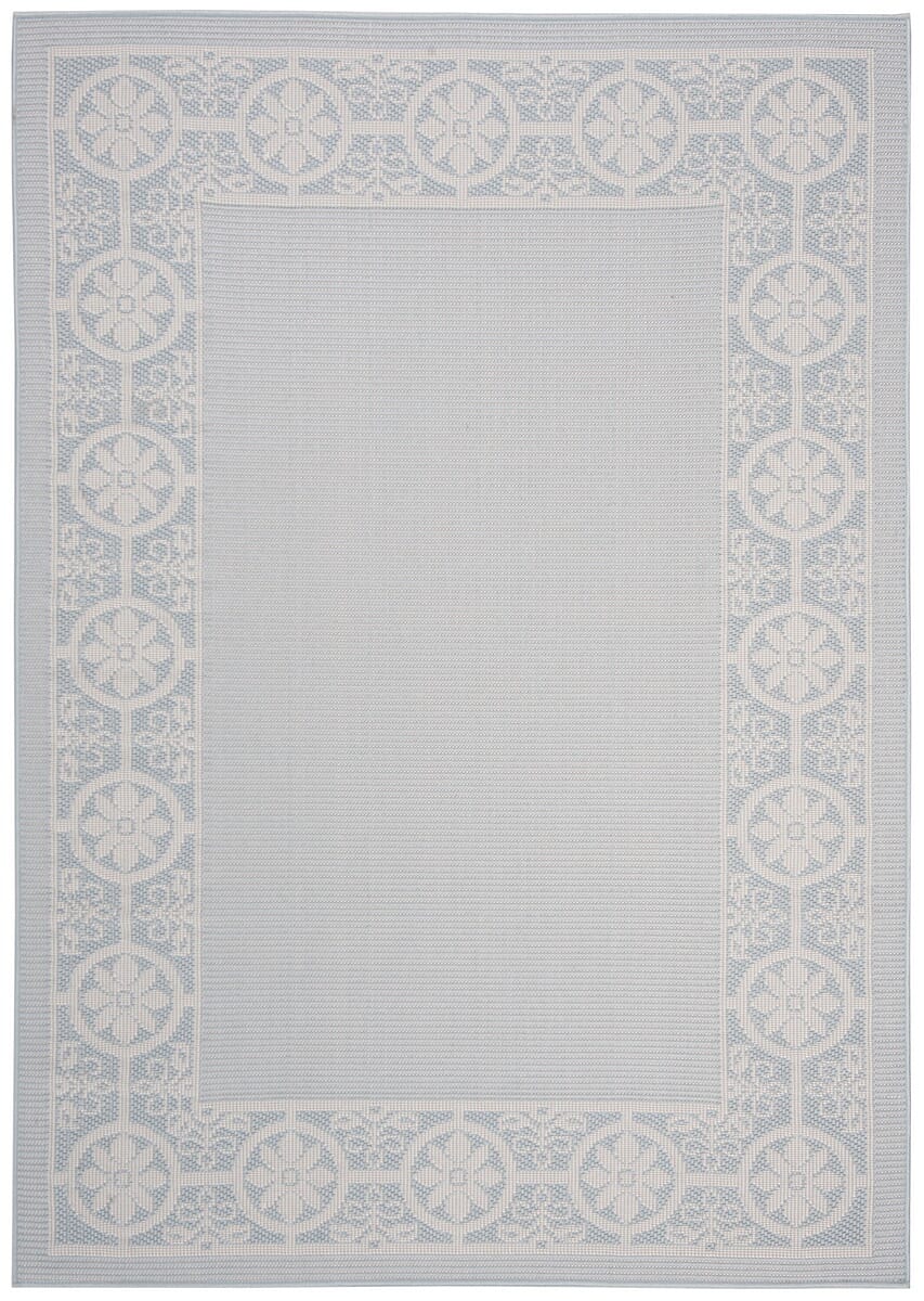 Safavieh Bermuda Bmu815M Light Blue / Ivory Area Rug